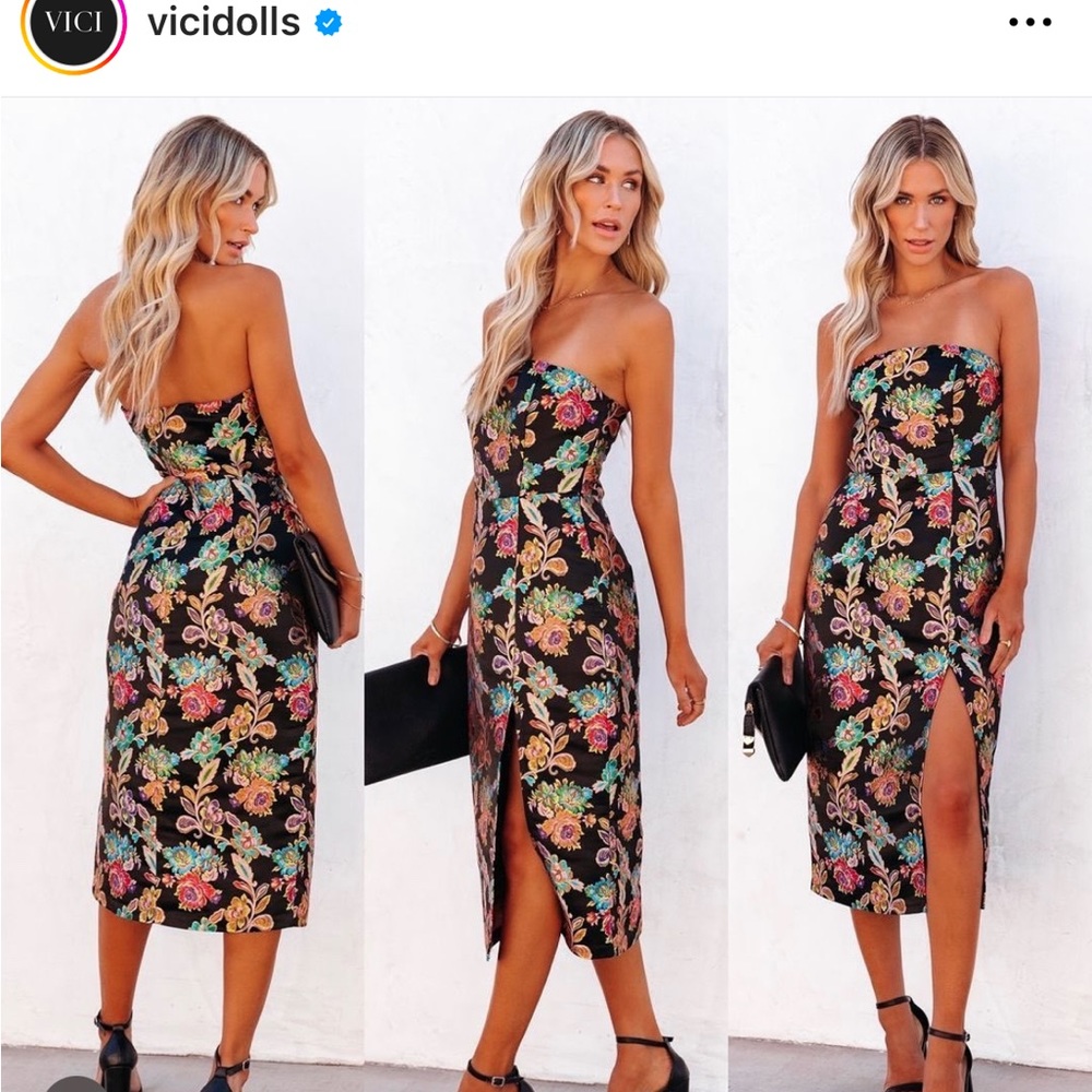 Vici Midi Dress NWT